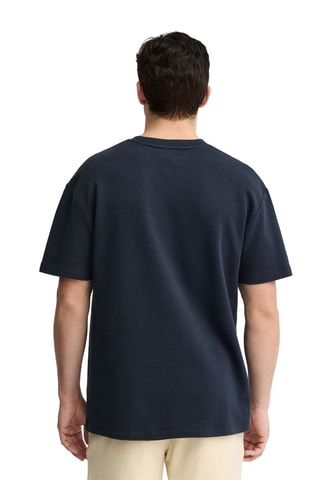 T-shirt Relaxed - Marineblauw