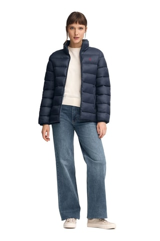 Gewatteerde Jas - Marineblauw