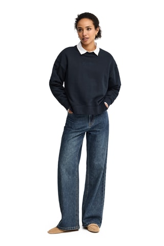 Sweater Regular - Marineblauw