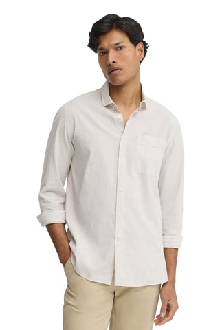 Overhemd Regular Fit Model - Beige
