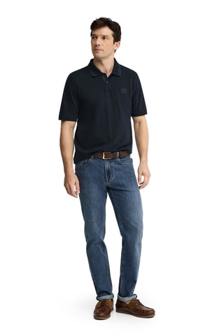 Polo loose - Marineblauw