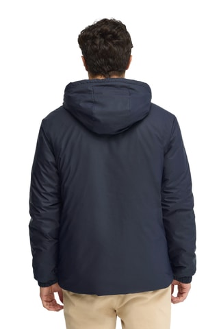 Gewatteerde Jas met Capuchon - Marineblauw