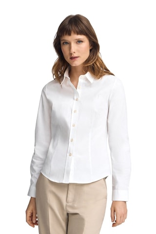 Blouse Slim Fit - Wit