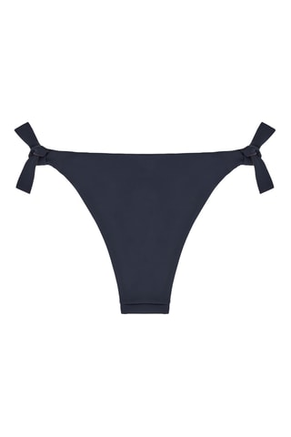 Bikinibroekje - Marineblauw en bruin