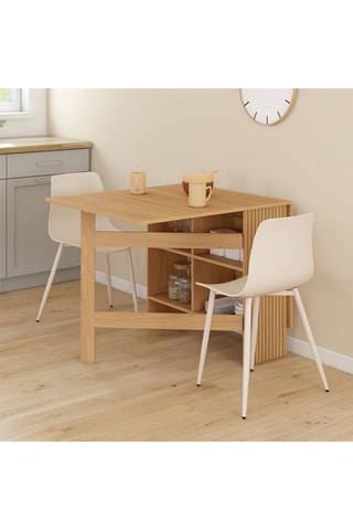 Mesa consola extensible Faustine - 150 x 75 x 80 cm