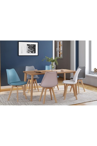 6 sillas Nordia - 46 x 80 x 51 cm
