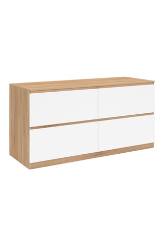 Mueble de cuarto de baño de 4 cajones Tom - 120 x 45 x 60 cm