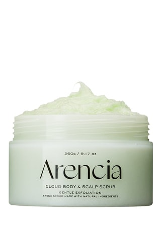 Gommage nuage pour le corps et le cuir chevelu Scrub Fresh Cloud Geranium & Primrose - 260 g - Arencia