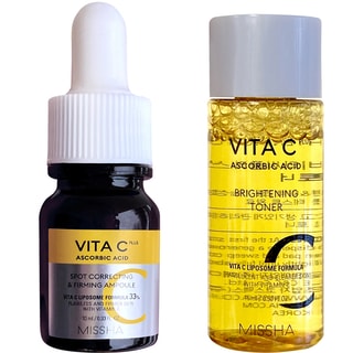 Missha - Sérum & lotion tonique - Vitamine C - Peaux matures