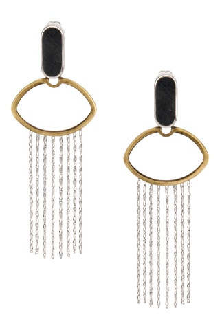 Boucles d’oreilles - Argenté et doré