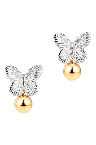 Boucles d’oreilles - Argenté et doré