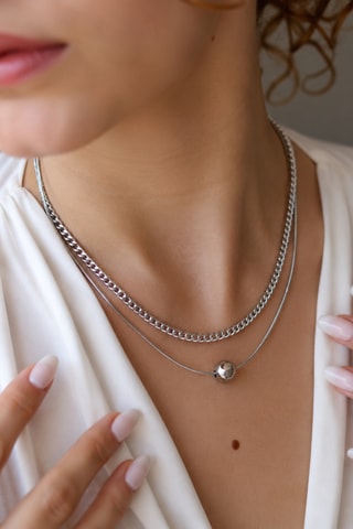 Collier - Argenté