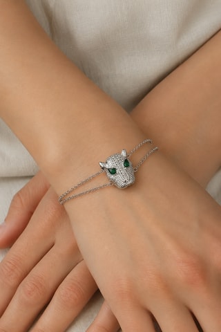Bracelet multirangs - Zircons