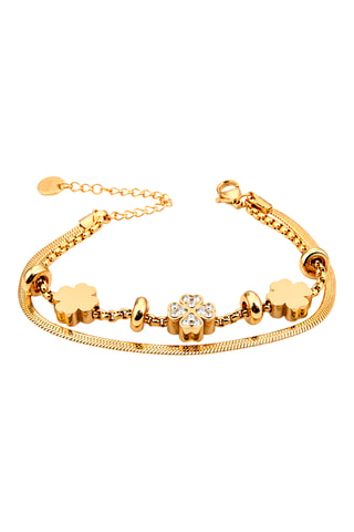 Bracelet multirangs - Zircons