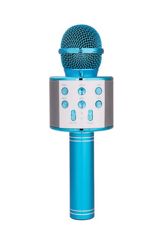 Micro karaoke Bluetooth con funzione registrazione e scheda micro SD - Blu - TechKidz