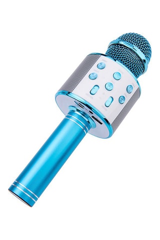 Micro karaoke Bluetooth con funzione registrazione e scheda micro SD - Blu - TechKidz