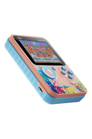 Console emulatore 500 giochi con gamepad multigiocatore - Modello StreetArt - Rosa - TechKidz