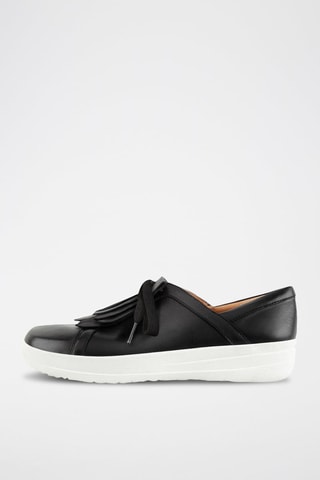 Sapatilhas em couro Preto - Preto