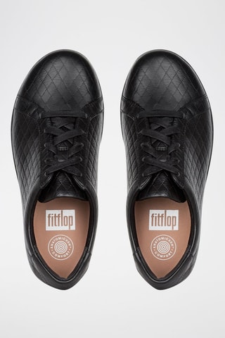 Sapatilhas em couro New Preto - Preto