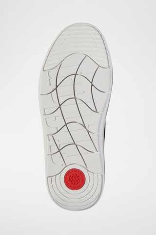 Sneakers com plataforma em couro - Preto