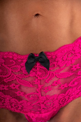 Shorty - Fucsia y negro