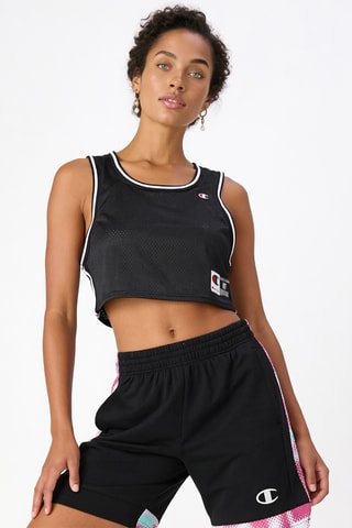 Crop top - Zwart