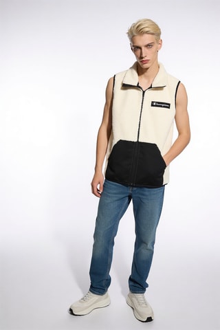 Mouwloos vest- Ecru