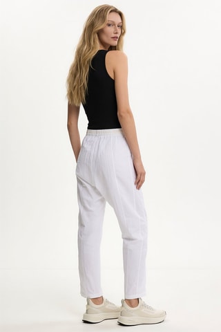 Casual broek- Wit