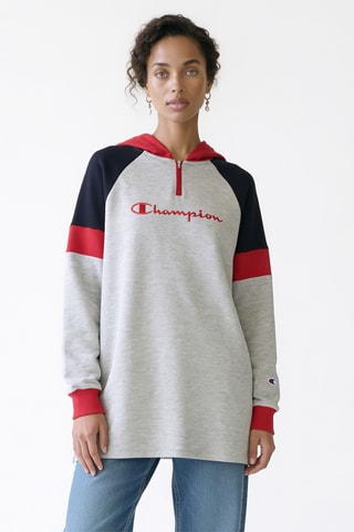 Sweater met capuchon - Lichtgrijs