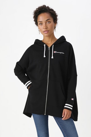 Sweater met capuchon - Zwart