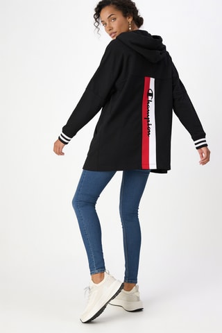 Sweater met capuchon - Zwart