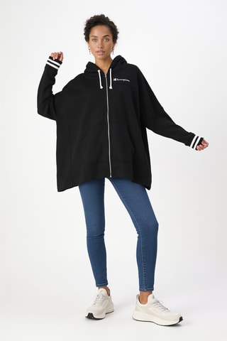 Sweater met capuchon - Zwart