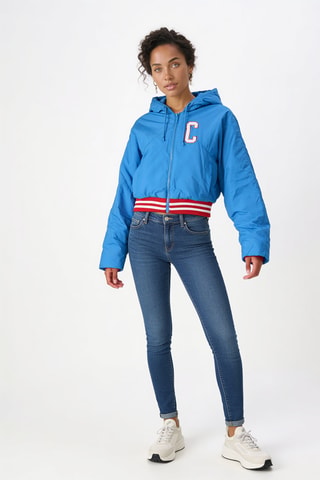 Jasje met capuchon - Blauw