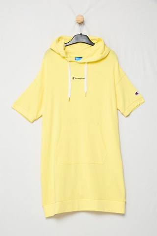 Sweaterjurk met Capuchon - Geel