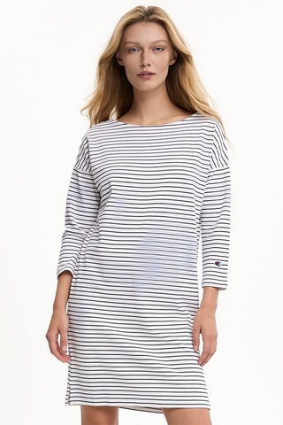Trui-jurk - Wit en Blauw