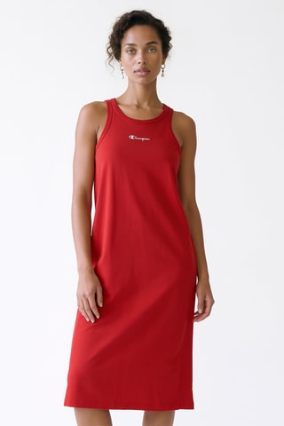 Rechte Jurk - Rood