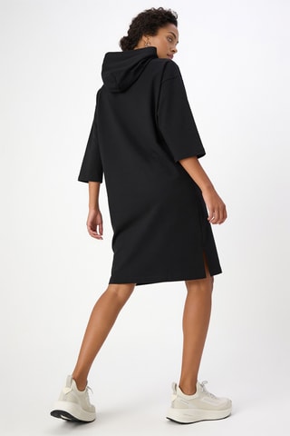 Sweaterjurk met Capuchon - Zwart