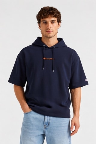 T-shirt met Capuchon - Marineblauw