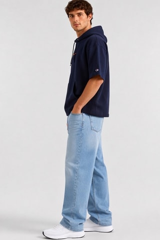 T-shirt met Capuchon - Marineblauw