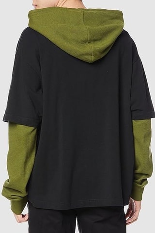 T-shirt met Capuchon - Zwart