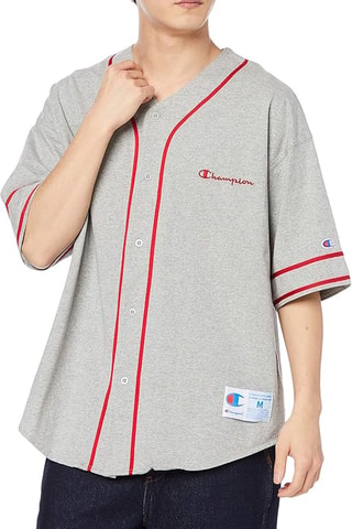T-shirt regular - Gemêleerd Lichtgrijs