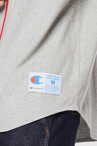 T-shirt regular - Gemêleerd Lichtgrijs