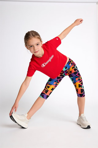 T-shirt cropped - Rood