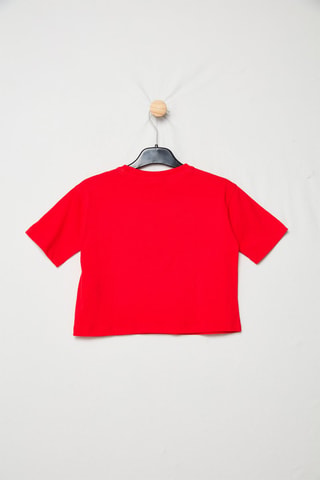 T-shirt cropped - Rood