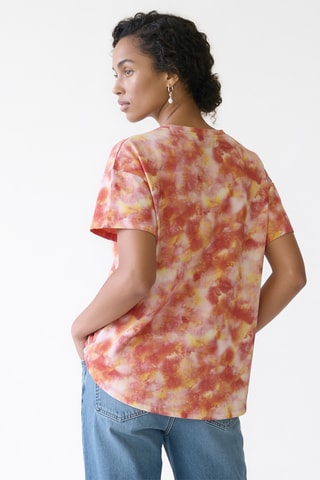 T-shirt tie and dye - Oranje