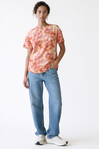 T-shirt tie and dye - Oranje