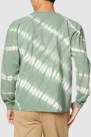 T-shirt regular tie and dye - Kaki
