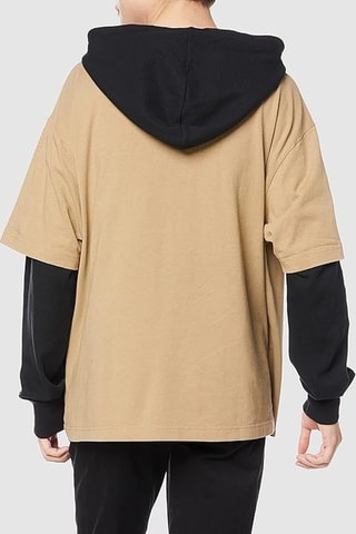 Sweater met capuchon - Camel