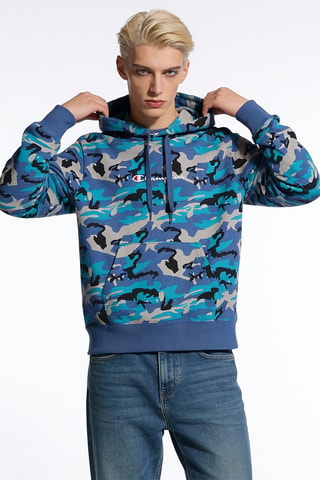 Sweater met capuchon - Blauw