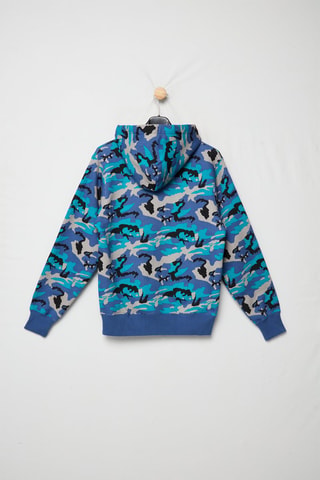 Sweater met capuchon - Blauw